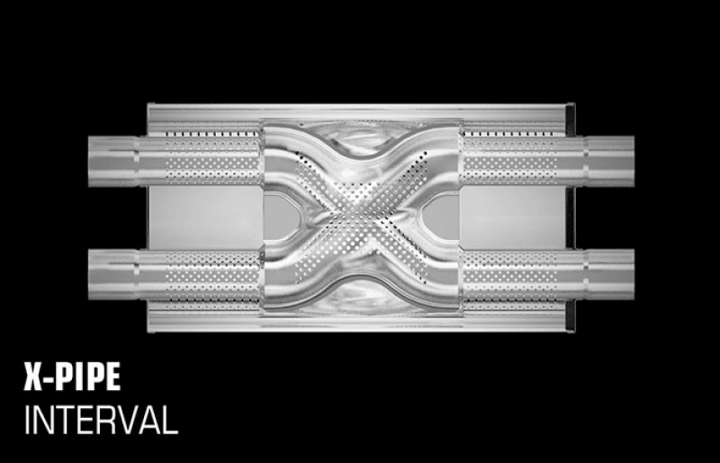 MagnaFlow Muffler Mag SS 14X4X9 2.25 D/D MagnaFlow Muffler Mag SS 14X4X9 2.25 D/D