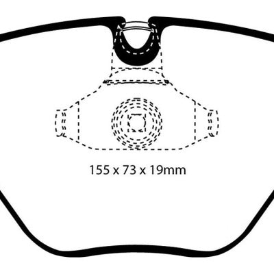 EBC 03-05 Land Rover Range Rover 4.4 Ultimax2 Front Brake Pads