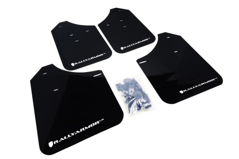 Rally Armor 02-07 Subaru WRX/STI/RS/2.5i (Wagons Req. Mod.) Black UR Mud Flap w/White Logo Rally Armor 02-07 Subaru WRX/STI/RS/2.5i (Wagons Req. Mod.) Black UR Mud Flap w/White Logo