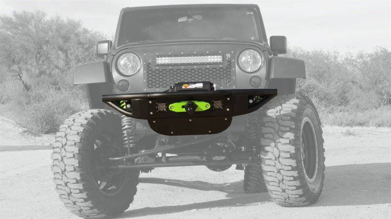 Addictive Desert Designs 07-18 Jeep Wrangler JK Venom Front Bumper w/ Winch Mount Addictive Desert Designs 07-18 Jeep Wrangler JK Venom Front Bumper w/ Winch Mount