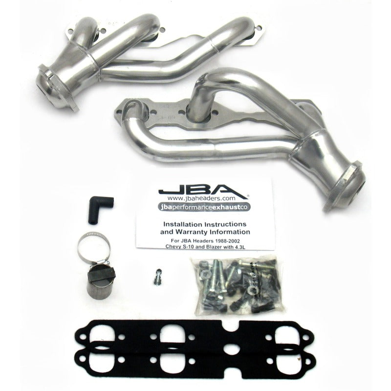 JBA GM S-Truck 4.3L V6 2WD 1-1/2in Primary Silver Ctd Cat4Ward Header JBA GM S-Truck 4.3L V6 2WD 1-1/2in Primary Silver Ctd Cat4Ward Header