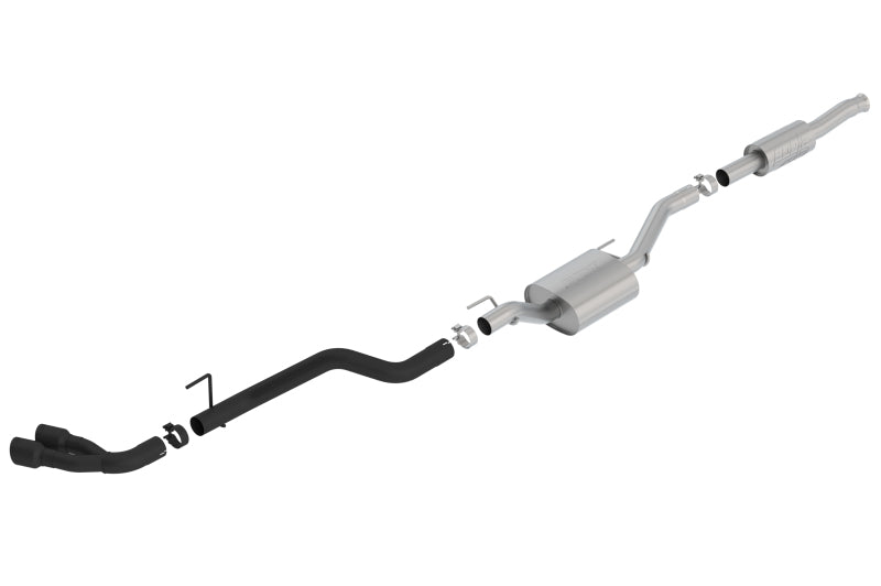 Borla 2020 Jeep Gladiator JT 3.6L V6 AWD ATAK Dual Side Catback w/ Black Tips Borla 2020 Jeep Gladiator JT 3.6L V6 AWD ATAK Dual Side Catback w/ Black Tips