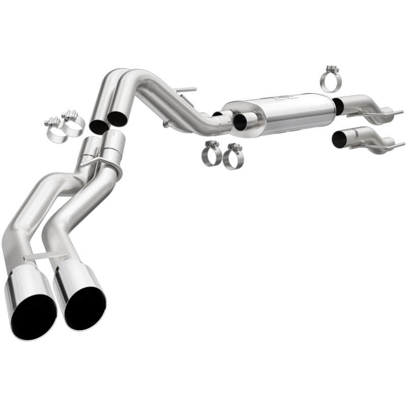 Magnaflow 15-21 Ford F-150 Street Series Cat-Back Performance Exhaust System- SS Polished Rear Exit Magnaflow 15-21 Ford F-150 Street Series Cat-Back Performance Exhaust System- SS Polished Rear Exit