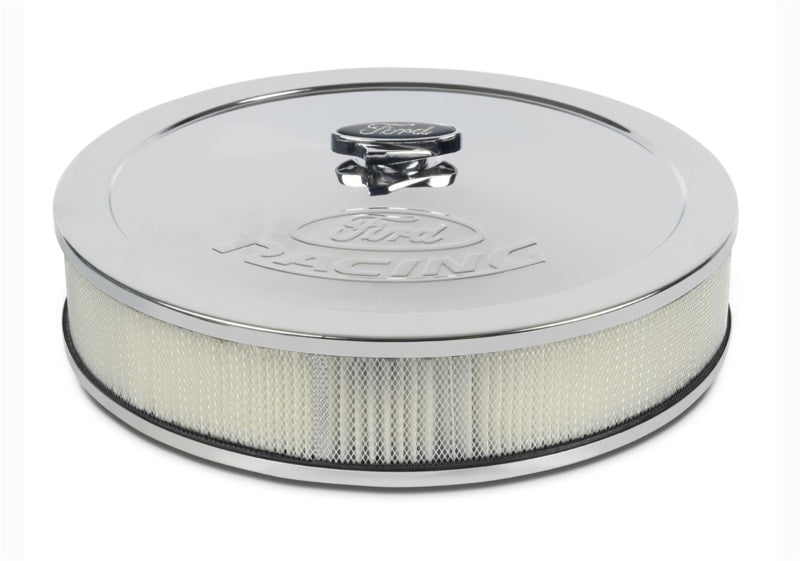 Ford Racing Chrome Air Cleaner w/ Emblem Ford Racing Chrome Air Cleaner w/ Emblem