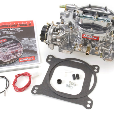 Edelbrock Carburetor Performer Series 4-Barrel 600 CFM Electric Choke Satin Finish