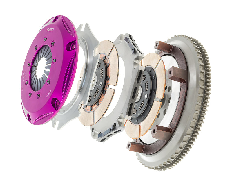 Exedy 2010-2012 Hyundai Genesis Coupe L4 Hyper Twin Cerametallic Clutch Sprung Center Disc Exedy 2010-2012 Hyundai Genesis Coupe L4 Hyper Twin Cerametallic Clutch Sprung Center Disc