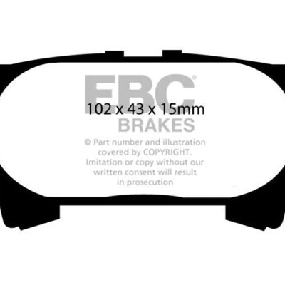 EBC 04-07 Lexus RX330 3.3 Greenstuff Rear Brake Pads