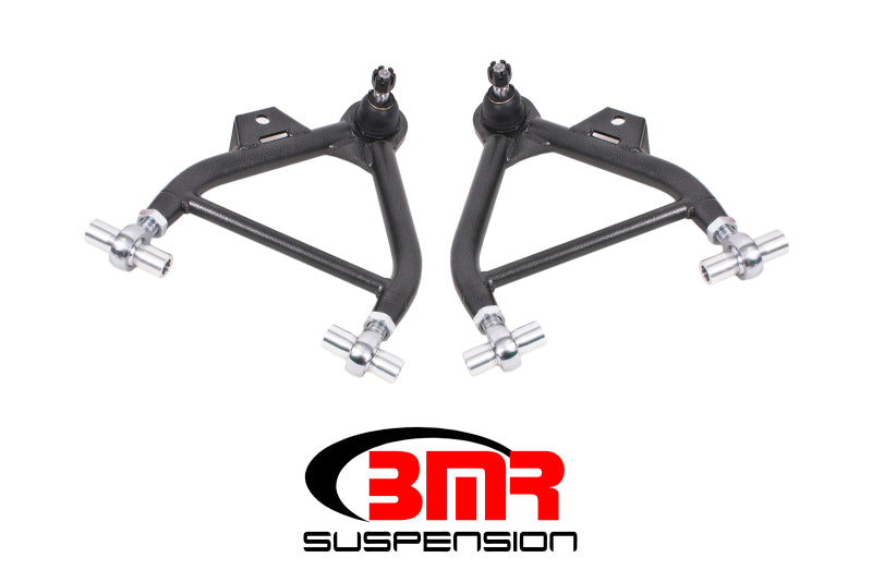 BMR 79-93 Mustang Lower A-Arms (Coilover Only) w/ Adj. Rod End Tall Ball Joint - Black Hammertone BMR 79-93 Mustang Lower A-Arms (Coilover Only) w/ Adj. Rod End Tall Ball Joint - Black Hammertone