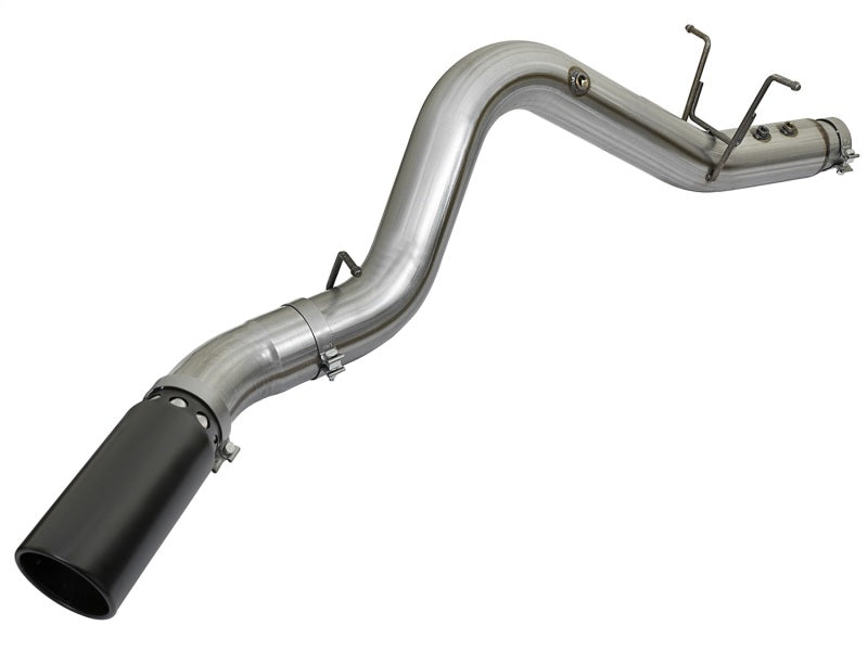 aFe LARGE BORE HD 5in 409-SS DPF-Back Exhaust w/Black Tip 2017 GM Duramax V8-6.6L (td) L5P aFe LARGE BORE HD 5in 409-SS DPF-Back Exhaust w/Black Tip 2017 GM Duramax V8-6.6L (td) L5P