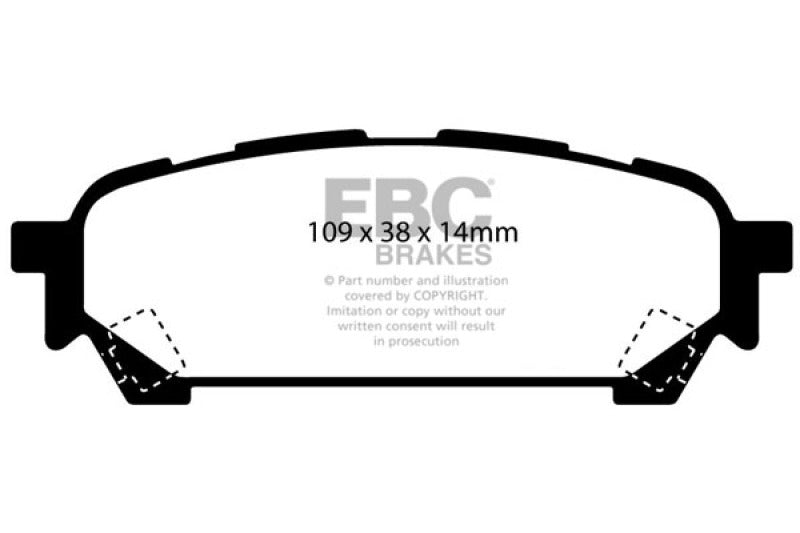 EBC 03-05 Subaru Impreza 2.0 Turbo WRX Bluestuff Rear Brake Pads EBC 03-05 Subaru Impreza 2.0 Turbo WRX Bluestuff Rear Brake Pads