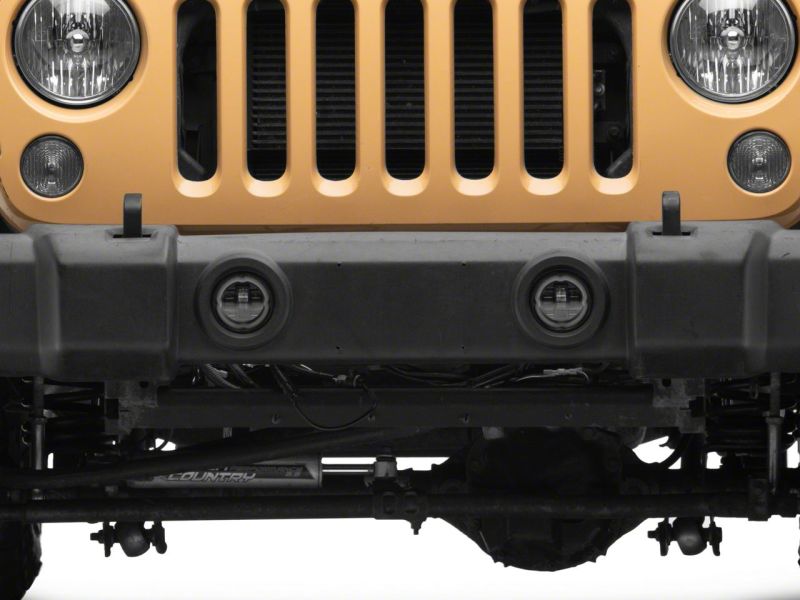Raxiom 18-23 Jeep Wrangler JL Axial Series Angel Eye LED Fog Lights Raxiom 18-23 Jeep Wrangler JL Axial Series Angel Eye LED Fog Lights