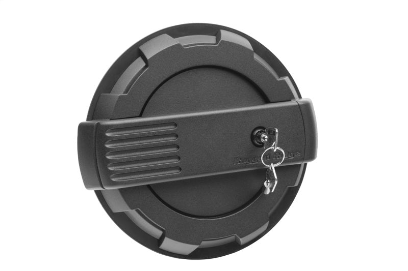 Rugged Ridge 19-23 Jeep Wrangler JL Elite Locking Fuel Door - Black Rugged Ridge 19-23 Jeep Wrangler JL Elite Locking Fuel Door - Black