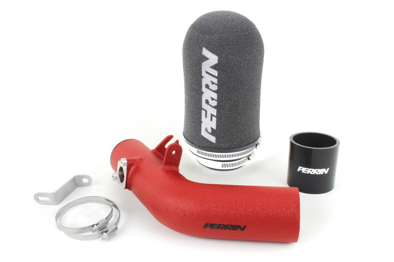 Perrin 08-14 WRX / 08-17 STI Red Cold Air Intake (Will Not Fit 2018 STI) Perrin 08-14 WRX / 08-17 STI Red Cold Air Intake (Will Not Fit 2018 STI)