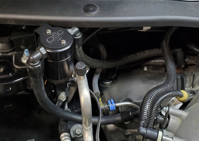 J&L 13-19 Ford Explorer Sport EcoBoost V6 Passenger Side Oil Separator 3.0 - Black Anodized J&L 13-19 Ford Explorer Sport EcoBoost V6 Passenger Side Oil Separator 3.0 - Black Anodized