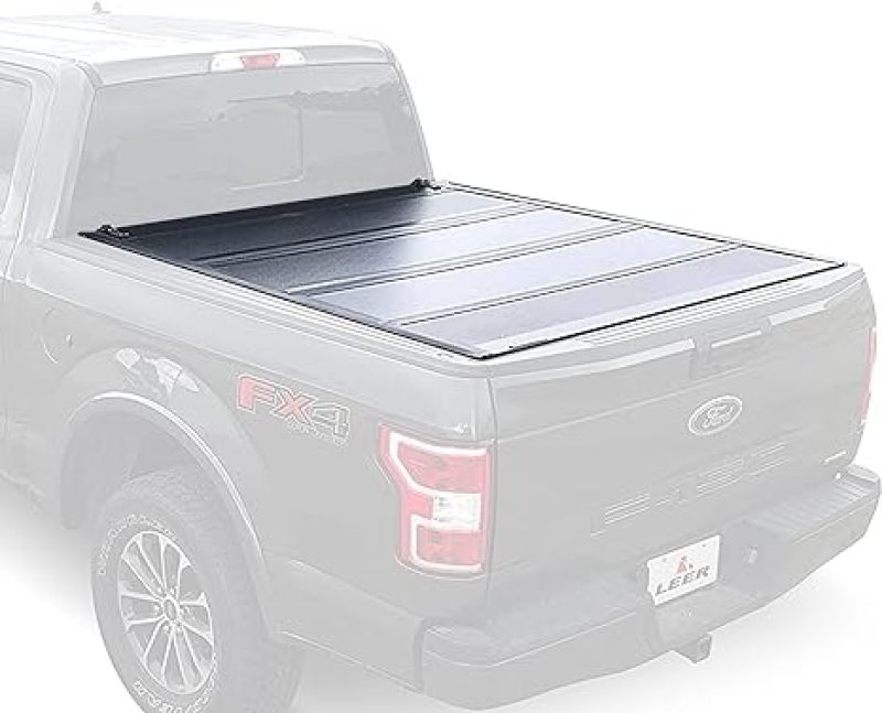 LEER 2017+ Ford Super Duty HF650M 6Ft9In Tonneau Cover - Folding LEER 2017+ Ford Super Duty HF650M 6Ft9In Tonneau Cover - Folding