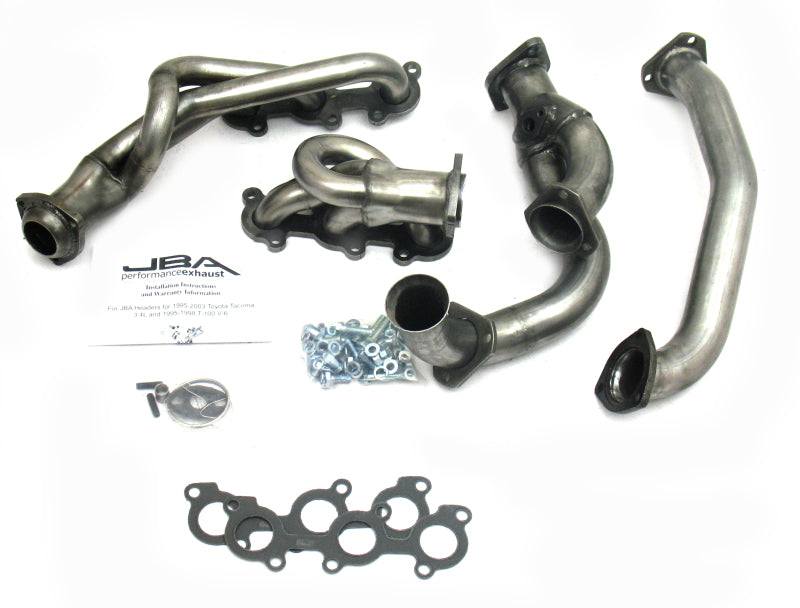 JBA 95-00 Toyota 3.4L V6 w/o EGR 1-1/2in Primary Raw 409SS Cat4Ward Header JBA 95-00 Toyota 3.4L V6 w/o EGR 1-1/2in Primary Raw 409SS Cat4Ward Header