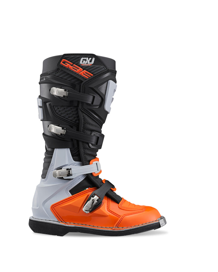 Gaerne GXJ Boot Black/Orange Size - Youth 2 Gaerne GXJ Boot Black/Orange Size - Youth 2