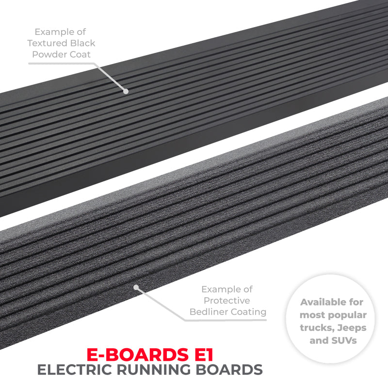 RealTruck 11-18 Ram 1500 QC VoltStep Electric Running Board Kit - Bedliner Coat RealTruck 11-18 Ram 1500 QC VoltStep Electric Running Board Kit - Bedliner Coat