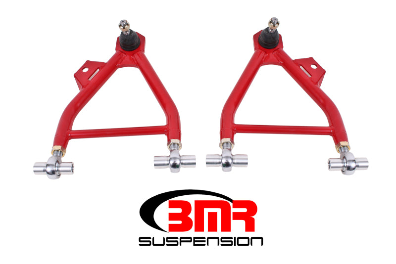 BMR 94-04 Mustang Lower A-Arms (Coilover Only) w/ Adj. Rod End and STD. Ball Joint - Red BMR 94-04 Mustang Lower A-Arms (Coilover Only) w/ Adj. Rod End and STD. Ball Joint - Red