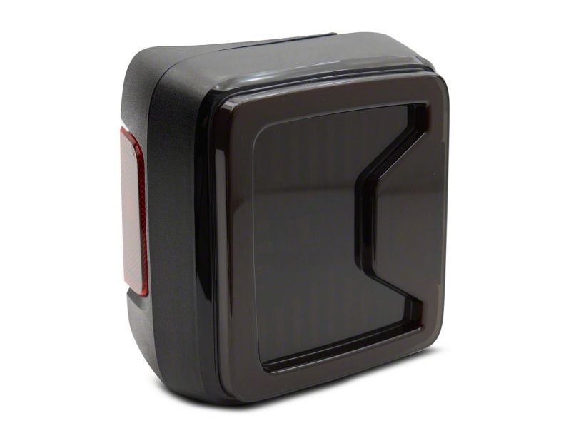 Raxiom 18-23 Jeep Wrangler JL LED Tail Lights- Blk Housing (Smoked Lens) Raxiom 18-23 Jeep Wrangler JL LED Tail Lights- Blk Housing (Smoked Lens)
