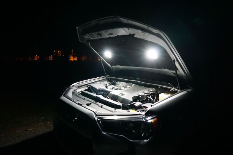 KC HiLiTES Cyclone 2in. LED Universal Under Hood Lighting Kit (Incl. 2 Cyclone Lights/Switch/Wiring) KC HiLiTES Cyclone 2in. LED Universal Under Hood Lighting Kit (Incl. 2 Cyclone Lights/Switch/Wiring)