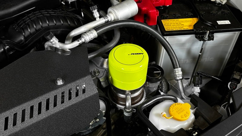 PERRIN 15-25 Subaru WRX & 13-25 BRZ/FR-S/86/GR86 Oil Filter Cover - Neon Yellow PERRIN 15-25 Subaru WRX & 13-25 BRZ/FR-S/86/GR86 Oil Filter Cover - Neon Yellow