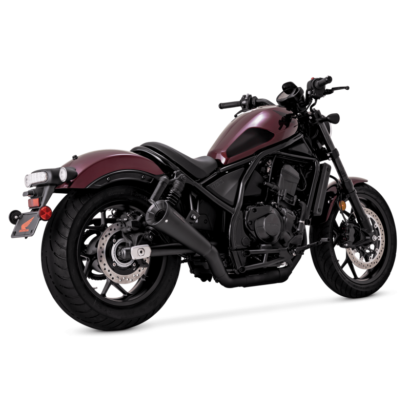 Vance & Hines HONDA 21-22 Rebel 1100 S/O Black Slip-On Exhaust Vance & Hines HONDA 21-22 Rebel 1100 S/O Black Slip-On Exhaust
