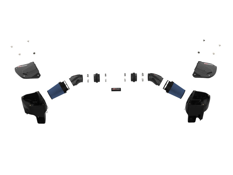 aFe Momentum Black Series Carbon Fiber Pro 5R Air Intake System BMW M5 (F90) 18-19 aFe Momentum Black Series Carbon Fiber Pro 5R Air Intake System BMW M5 (F90) 18-19