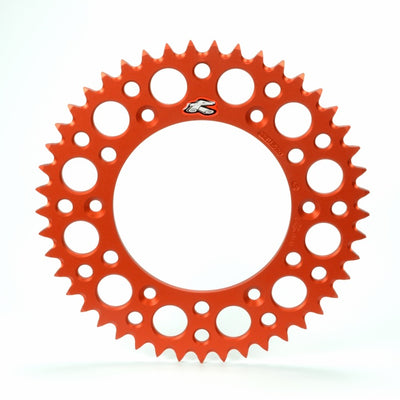 Renthal 14-18 KTM 50 SXS Rear Sprocket - Orange 415-38P Teeth