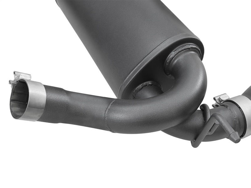 aFe Rebel Series 2.5in 409 SS Axle-Back Exhaust w/ Black Tips 2007+ Jeep Wrangler (JK) V6 3.6L/3.8L aFe Rebel Series 2.5in 409 SS Axle-Back Exhaust w/ Black Tips 2007+ Jeep Wrangler (JK) V6 3.6L/3.8L