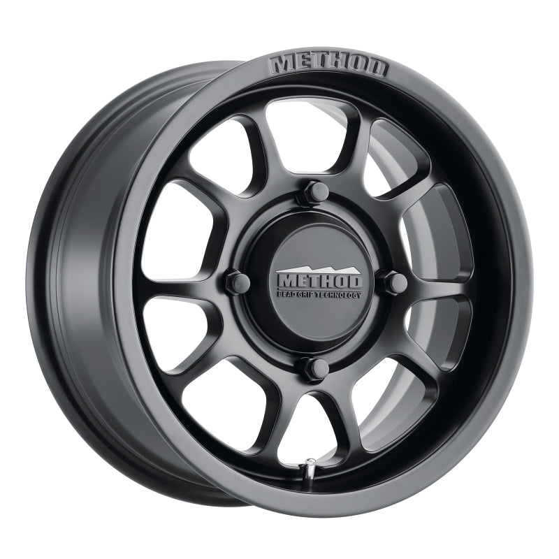 Method MR409 Bead Grip 15x8 / 4+4/0mm Offset / 4x136 / 106.25mm CB Matte Black Wheel Method MR409 Bead Grip 15x8 / 4+4/0mm Offset / 4x136 / 106.25mm CB Matte Black Wheel