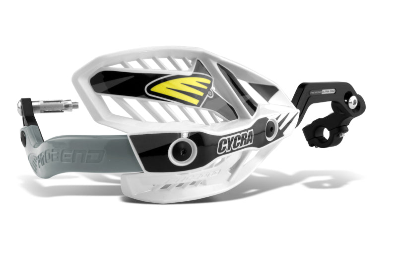 Cycra CRM Ultra 7/8 in. Clamp w/White Shields/Black Covers Cycra CRM Ultra 7/8 in. Clamp w/White Shields/Black Covers