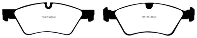 EBC 05-06 Mercedes-Benz G55 AMG 5.4 Supercharged Greenstuff Front Brake Pads
