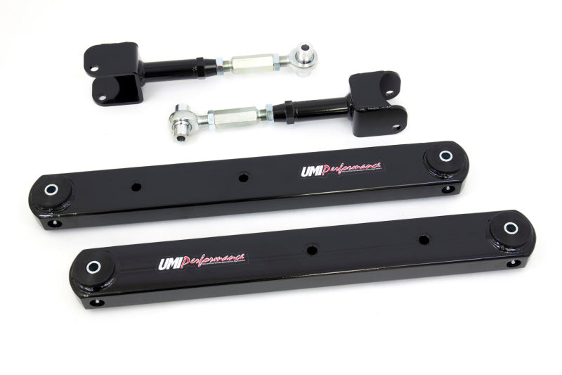 UMI Performance 64-67 GM A-Body Rear Control Arm Kit Fully Boxed Lowers Adjustable Uppers UMI Performance 64-67 GM A-Body Rear Control Arm Kit Fully Boxed Lowers Adjustable Uppers