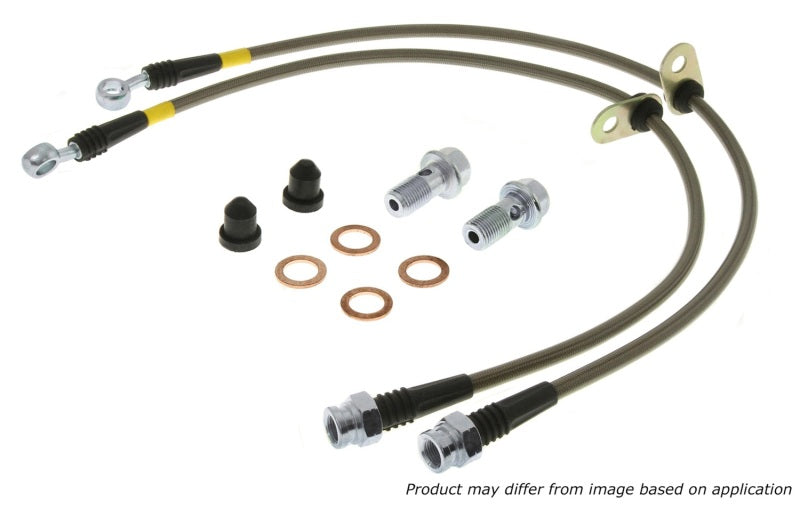 StopTech Stainless Steel Rear Brake lines for 1990-2005 Mazda Miata StopTech Stainless Steel Rear Brake lines for 1990-2005 Mazda Miata