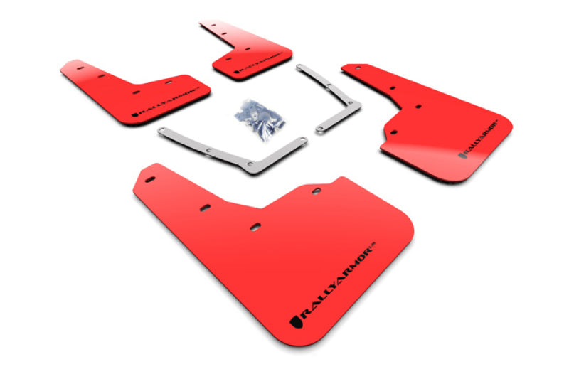 Rally Armor 16-21 Honda Civic Si Red UR Mud Flap w/Black Logo Rally Armor 16-21 Honda Civic Si Red UR Mud Flap w/Black Logo