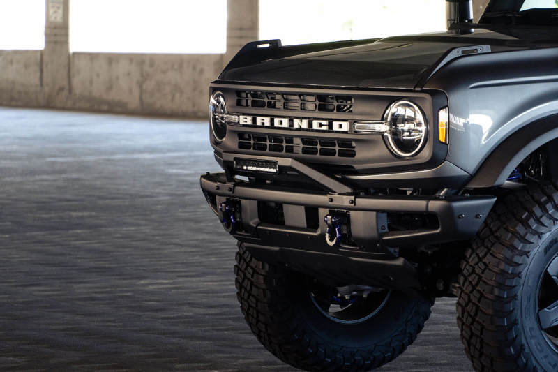 DV8 Offroad 21-22 Ford Bronco Factory Modular Front Bumper Bull Bar DV8 Offroad 21-22 Ford Bronco Factory Modular Front Bumper Bull Bar