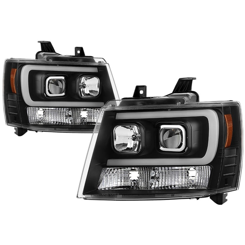 Spyder 07-14 Chevy Suburban/Tahoe V2 Projector Headlights LED Turn Sig Black PRO-YD-CSUB07V3-SB-BK Spyder 07-14 Chevy Suburban/Tahoe V2 Projector Headlights LED Turn Sig Black PRO-YD-CSUB07V3-SB-BK
