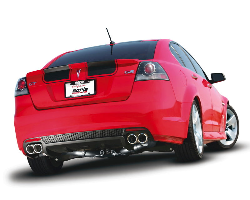 Borla 08-09 Pontiac G8/GT 6.0L 8cyl SS Catback Exhaust w/ X Pipe Borla 08-09 Pontiac G8/GT 6.0L 8cyl SS Catback Exhaust w/ X Pipe