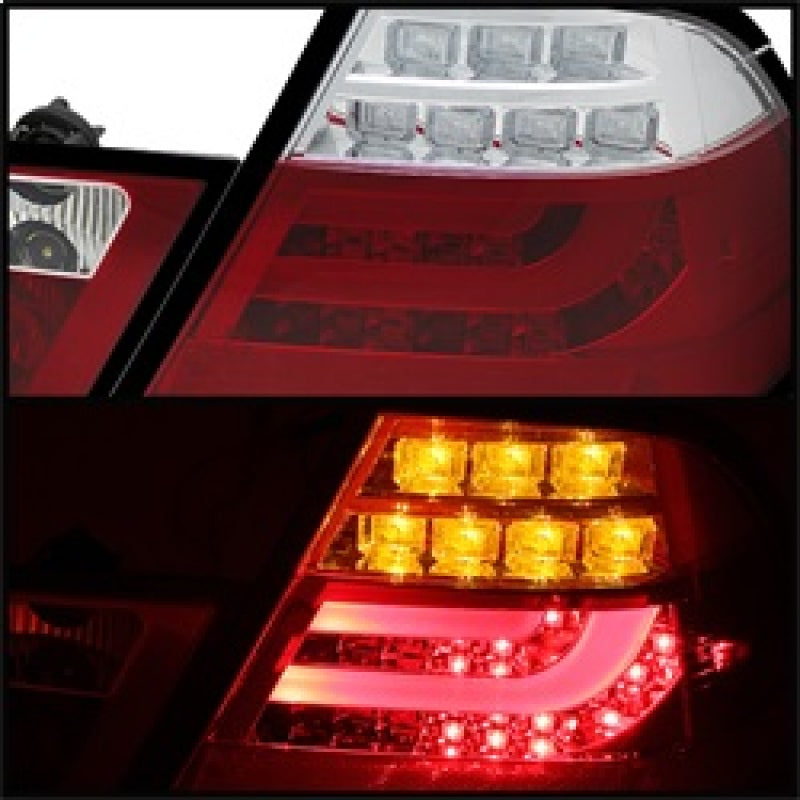 Spyder BMW E46 00-03 2Dr Coupe Light Bar LED Tail Lights Red Clear ALT-YD-BE4600-LBLED-RC Spyder BMW E46 00-03 2Dr Coupe Light Bar LED Tail Lights Red Clear ALT-YD-BE4600-LBLED-RC