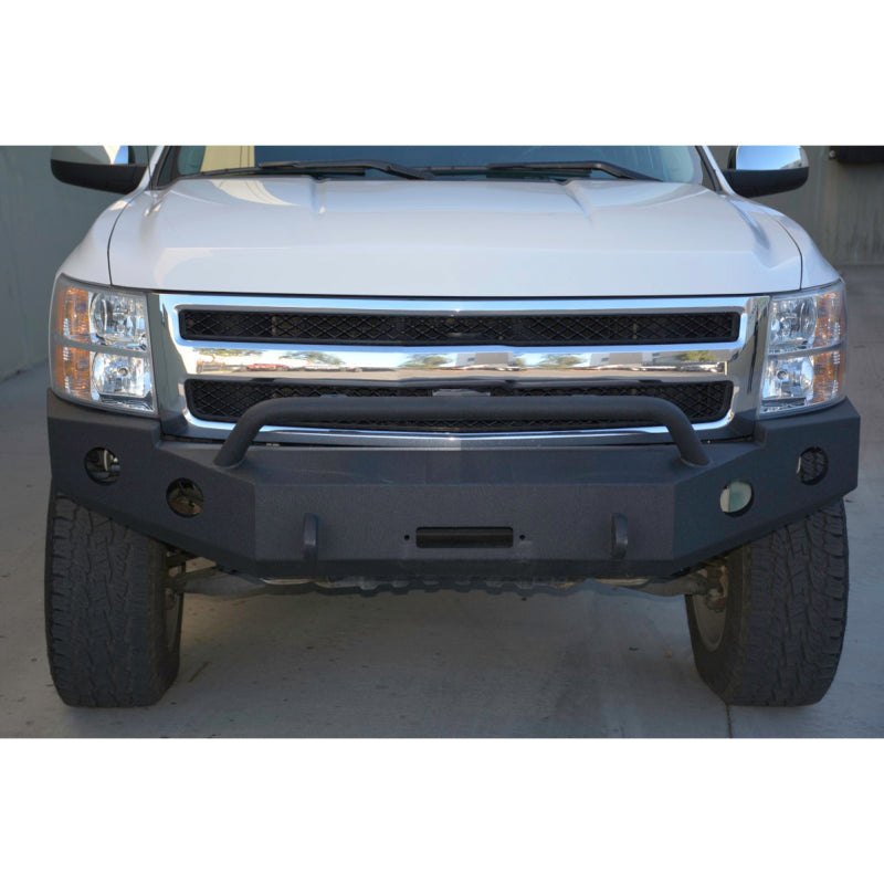 DV8 Offroad 07-13 Chevrolet Silverado 1500 Front Bumper - Black Powdercoat DV8 Offroad 07-13 Chevrolet Silverado 1500 Front Bumper - Black Powdercoat