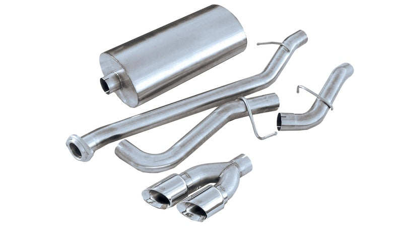 Corsa 1999-06 Chevrolet Silverado Reg. Cab/Short Bed 1500 4.8L V8 Polished Touring Cat-Back Exhaust Corsa 1999-06 Chevrolet Silverado Reg. Cab/Short Bed 1500 4.8L V8 Polished Touring Cat-Back Exhaust
