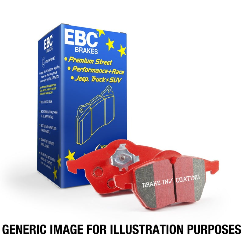 EBC 11 Audi A6 2.0 Turbo Redstuff Rear Brake Pads EBC 11 Audi A6 2.0 Turbo Redstuff Rear Brake Pads