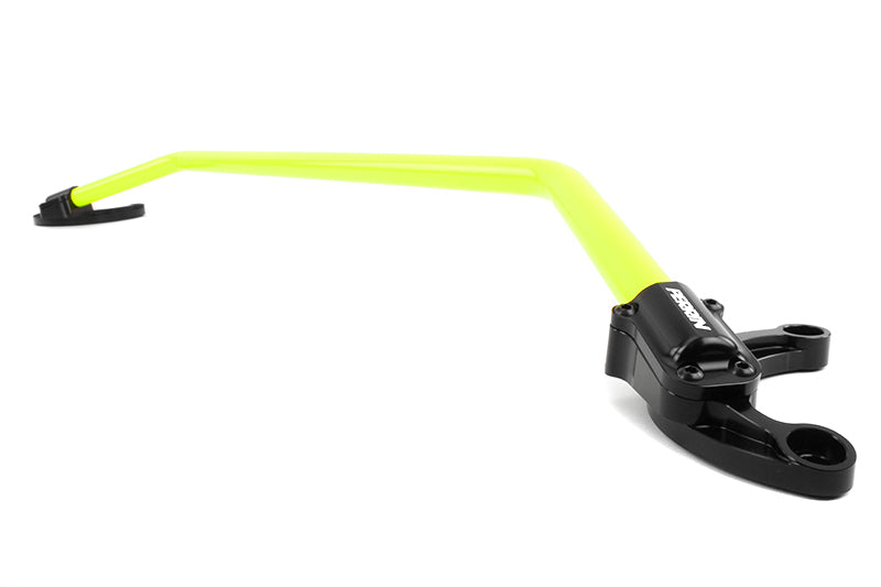 PERRIN 08-14 WRX/STI/Impreza / 14-18 Forester / 13-17 Crosstrek / 05-09 Legacy FR Strut Bar - Yellow PERRIN 08-14 WRX/STI/Impreza / 14-18 Forester / 13-17 Crosstrek / 05-09 Legacy FR Strut Bar - Yellow