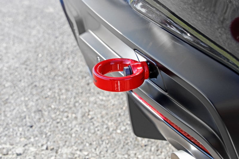 Perrin 2020 Toyota Supra Tow Hook Kit (Rear) - Red Perrin 2020 Toyota Supra Tow Hook Kit (Rear) - Red