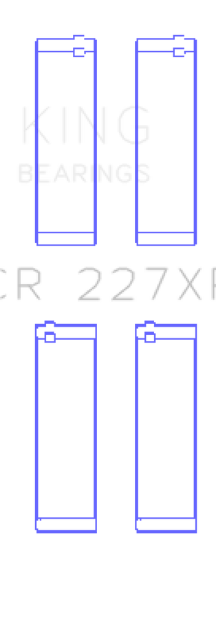 King Audi R8 4.2L/5.2L/Lamborghini Gallardo/Huracan V10 Coated Rod Bearing Set  - Size +0.25mm King Audi R8 4.2L/5.2L/Lamborghini Gallardo/Huracan V10 Coated Rod Bearing Set  - Size +0.25mm
