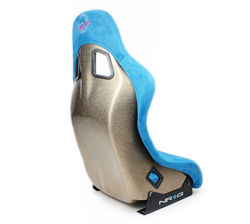 NRG FRP Bucket Seat ULTRA Edition - Medium (Blue Alcantara/Pearlized Back) NRG FRP Bucket Seat ULTRA Edition - Medium (Blue Alcantara/Pearlized Back)