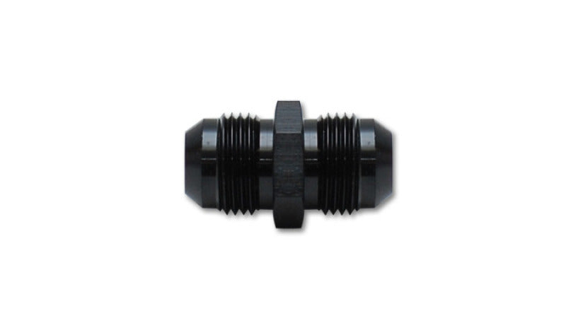 Vibrant -10AN to -10AN Straight Union Adapter Fitting - Aluminum Vibrant -10AN to -10AN Straight Union Adapter Fitting - Aluminum