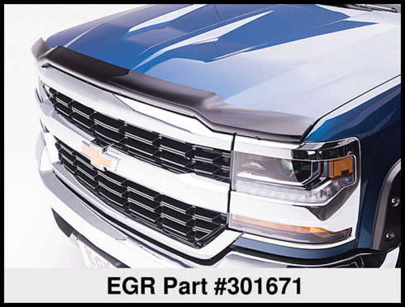 EGR 16+ Chev Silverado LD Superguard Hood Shield EGR 16+ Chev Silverado LD Superguard Hood Shield
