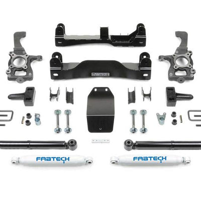 Fabtech 2014 Ford F150 4WD 4in Basic Sys w/Rr Perf Shks